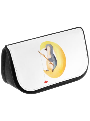 Mr. & Mrs. Panda Schminktasche Pinguin Mond ohne Spruch in Weiß