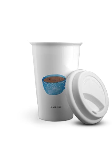 Mr. & Mrs. Panda To Go Becher Kaffee Tasse ohne Spruch in Weiß