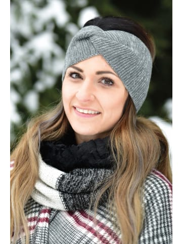 styleBREAKER Feinstrick Stirnband in Braun