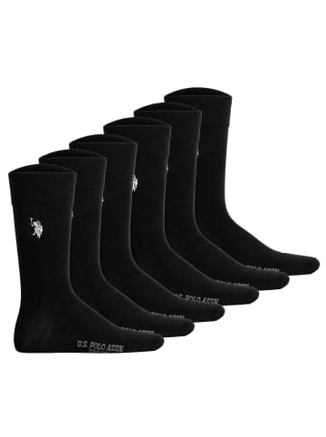 U.S. Polo Assn. Socken 6er Pack in Schwarz