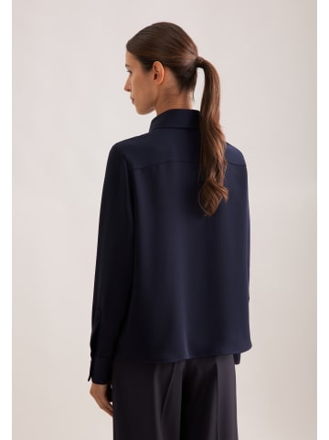 Seidensticker Hemdbluse Regular in Dunkelblau