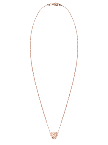 Elli Halskette 925 Sterling Silber Knoten in Rosegold