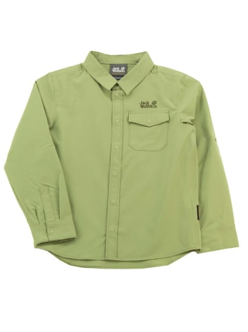 Jack Wolfskin Langarmshirt Treasure Hunter Kinder Longsleeve Shirt Hemd Funktionsshirt in Blau