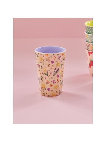 Rice Hoher Melamin Becher Wild Flower in lila
