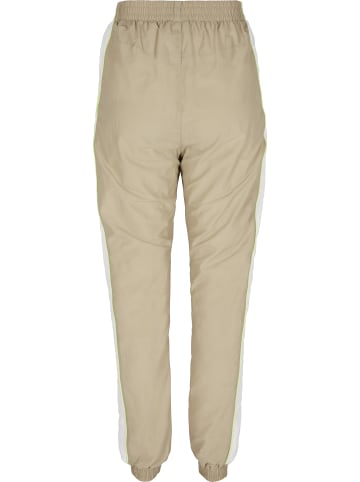Urban Classics Track Pant in concrete/electriclime