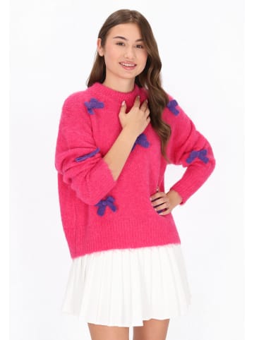 myMo Sweater in fuchsia