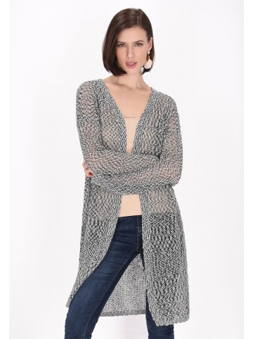 VIRITA Women Cardigan in Black Multicolor