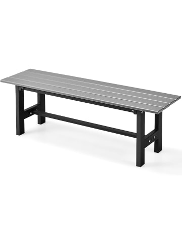 COSTWAY 2-Sitzer Sitzbank in Grau