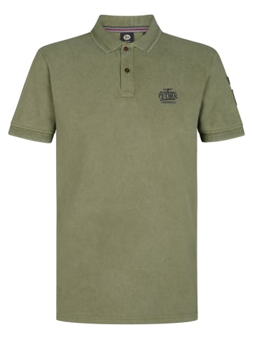 Petrol Industries Piqué-Poloshirt Tracción in Grün