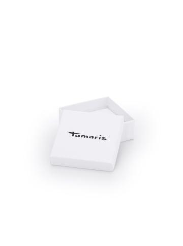 Tamaris Ohrstecker Logomania in schwarz