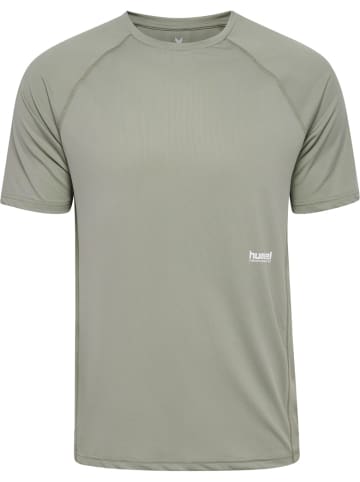 Hummel T-Shirt "Pulse Workout T-Shirt S/S" in Grün