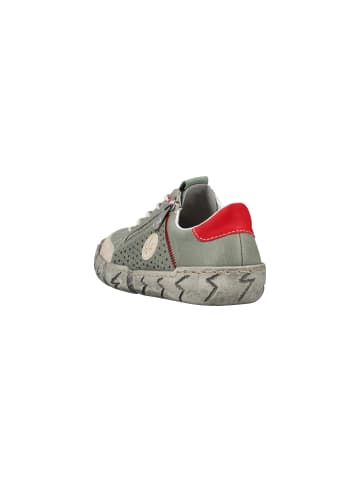 rieker Sneaker Basse aus Leder Morelia Grün
