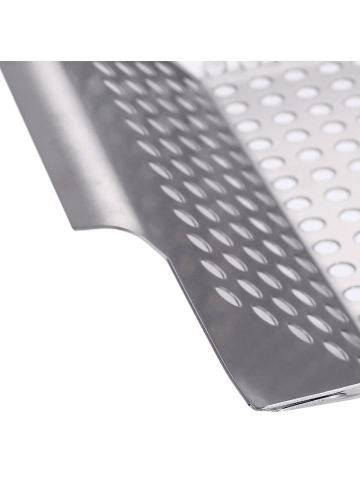 Praknu Grillkorb Grillschale für Gemüse 30 x 35 cm