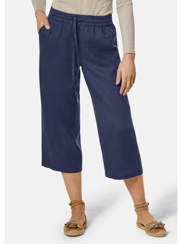 GOLDNER Leinenhose Leinenhose in marine
