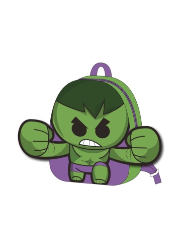 MARVEL Avengers Hulk Plüschrucksack, Tasche 22 cm