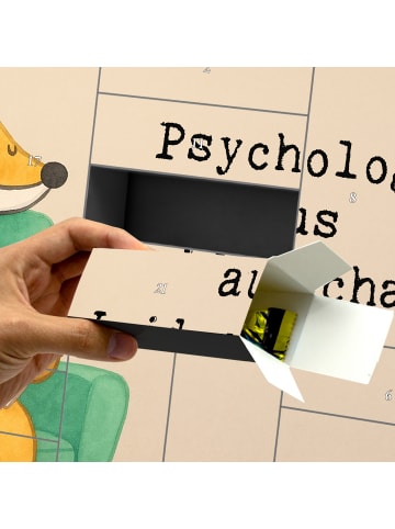 Mr. & Mrs. Panda Adventskalender Psychologe Leidenschaft Design ... in Weiß