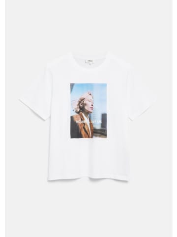 s.Oliver T-Shirt in 01D3_weiß