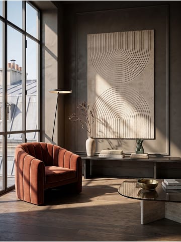 KADIMA DESIGN Teppichläufer Geometrisch pflegeleicht Wohnzimmer Schlafzimmer Flur in Beige