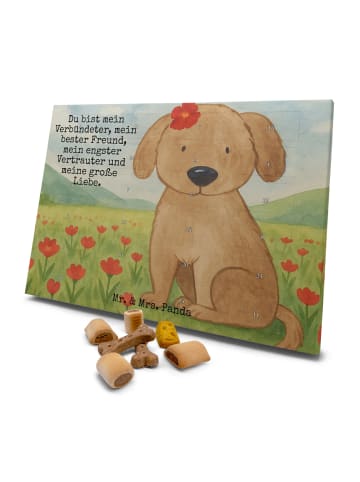 Mr. & Mrs. Panda Hunde Adventskalender Hund Dame Design mit Spruch in Weiß