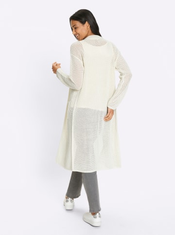 Sieh an! Strickmantel in ecru