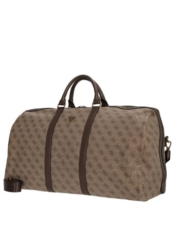 Guess Milano Weekender - Reisetasche 55 cm (beige/brown/blue) in beige/brown/blue