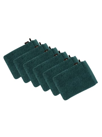 Vossen 6er Pack Waschhandschuh in poseidon