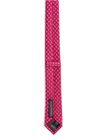 Finshley & Harding Krawatte in fuchsia - 0001