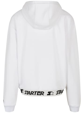 STARTER Kapuzenpullover in white