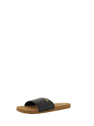 Reef Slipper Bliss Nights Slide in Black/Tan