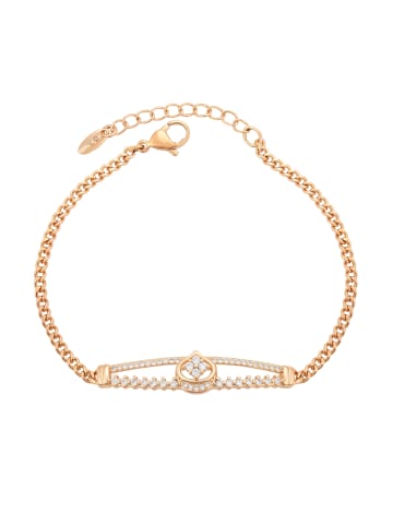 faina Women Chain Link Bracelet in Rose Gold