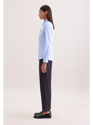 Seidensticker Klassische Bluse Regular in Mittelblau