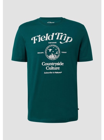 s.Oliver T-Shirt in 79D1_tannengrün
