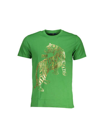 cavalli CLASS Grün Baumwolle Herren T-Shirt