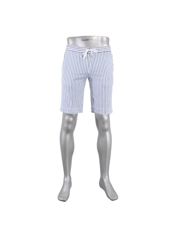 ALBERTO Bermudashorts in Blau gestreift