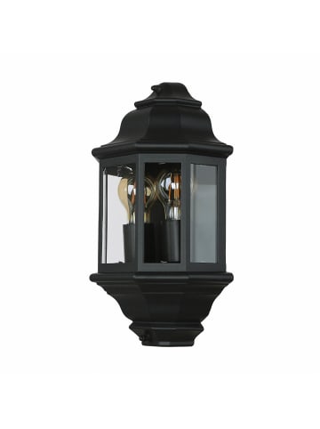 Licht-Erlebnisse Außen Wandlampe (B)22 x (H)43 cm in Schwarz