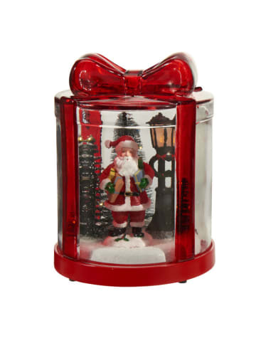 Home&Styling Collection Gläserne Geschenkbox mit LED-Beleuchtung in Mehrfarben, 13 x 17 x 13 cm