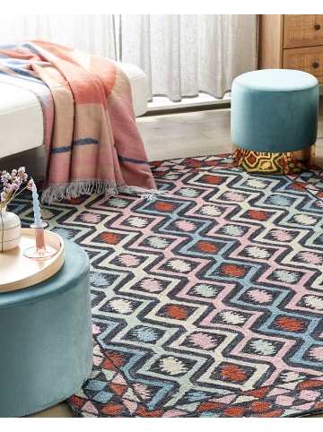 Beliani Kurzflor HAYMANA in Bunt - (W) 140 x (H) 0.12 x (L) 200 cm