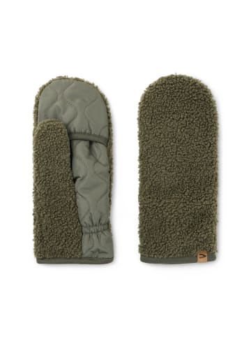 Camel Active Teddy-Handschuhe mit Fleecefutter in Dunkelgrün