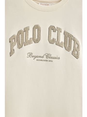 Polo Club Sweatshirt in Beige