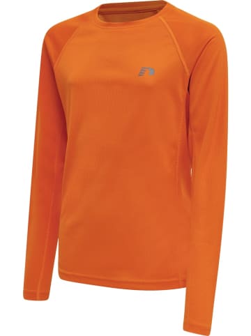 Newline Shirt "Kids Core Running T-Shirt L/S" in Orange