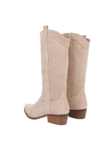 Ital-Design Stiefel in Beige