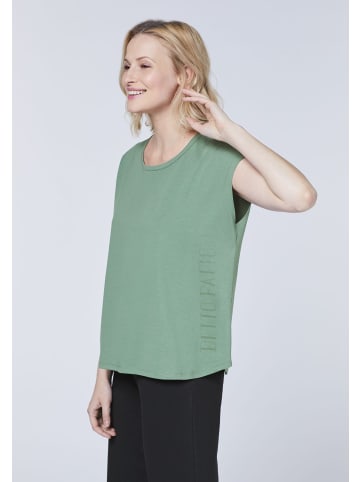 Detto Fatto Yoga-Shirt in lässiger A-Linie in Grün