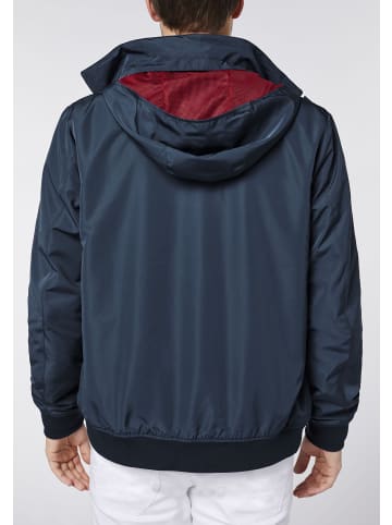 Polo Sylt Blouson mit integrierter Kapuze in Blau