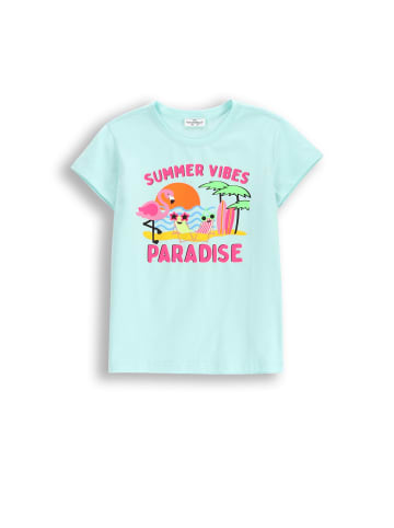 Coccodrillo T-Shirt mit kurzen Ärmeln in in Minzfarbe