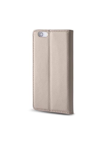 COFI 1453 Smart Magnet Case Handyhülle mit Kartenfach und Magnetverschluss in Gold