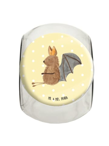 Mr. & Mrs. Panda glas für tee Fledermaus Sitzen ohne Spruch in Gelb Pastell