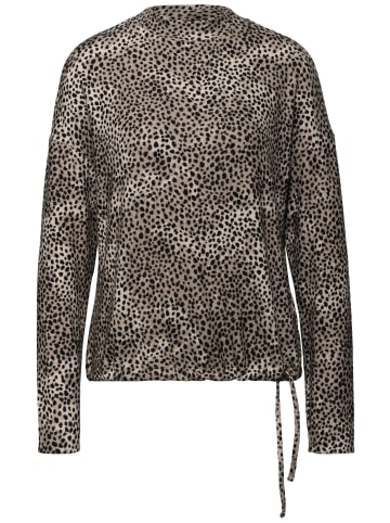Street One LTD QR printed soft turtle nec in Sanded Beige