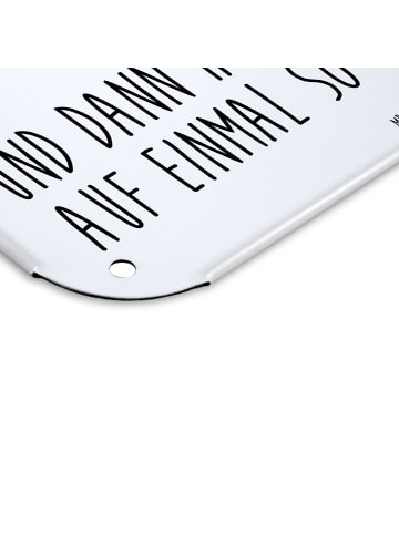 Mr. & Mrs. Panda Wandbild Füchse Liebe mit Spruch in Weiß