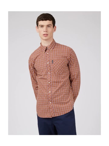 Ben Sherman Signature House Check Shirt in Orange