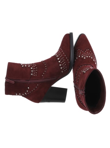 Ital-Design High Heel in Weinrot